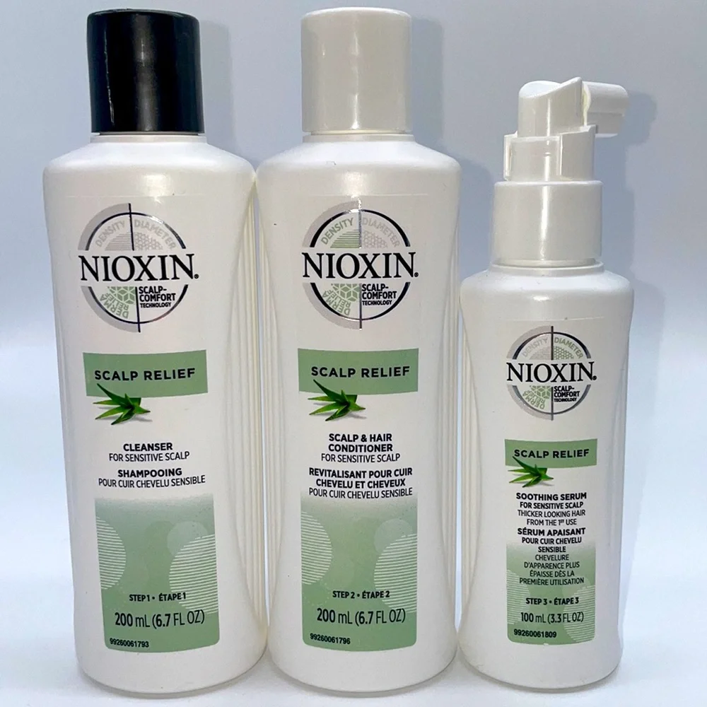 Nioxin Scalp Relief for Sensitive, Dry and Itchy Scalp Kit